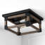 Plafonnier encastré 13 po 2 lumières Takako