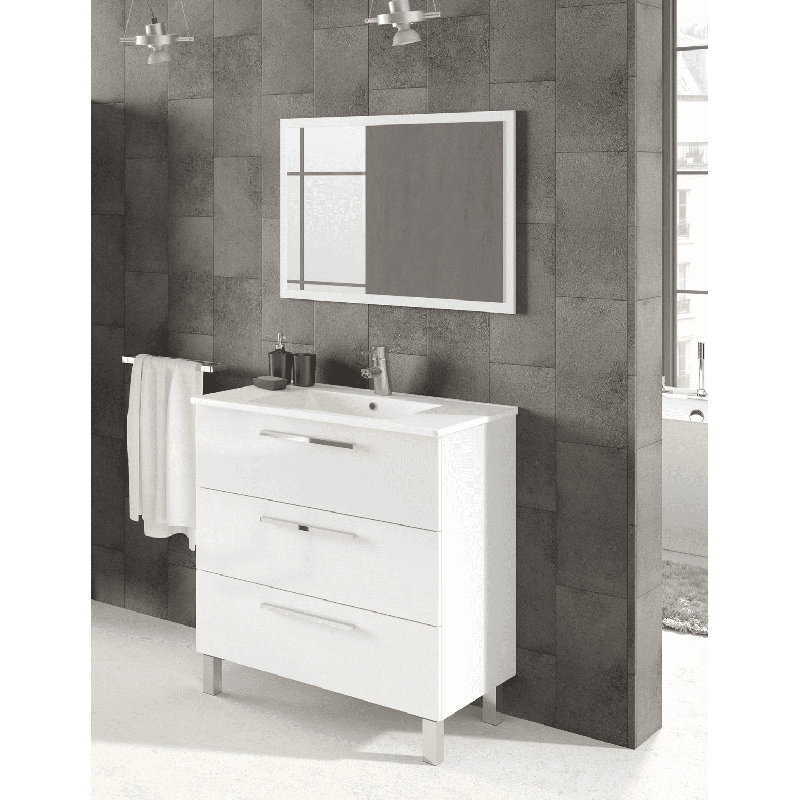 Aveiro 80mm Single Bathroom Vanity with Basin