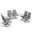 Fauteuil de salle à manger d'extérieur Nako-829525598