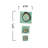Modern Abstract Wall Decor on Ceramic