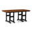 37" x 71" Rectangle Dining Table, Black-733417241