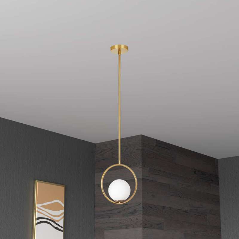 Luminaire suspendu géométrique 1 lumières simple Logue
