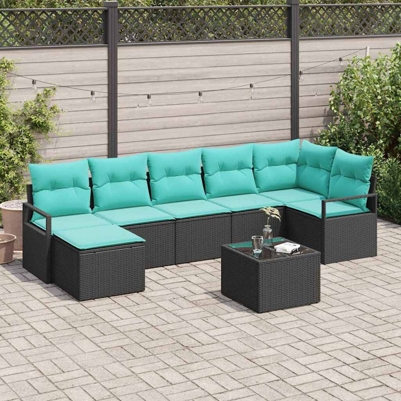 Ensemble de canapé avec coussin vidaXL 8 pièces vidaXL