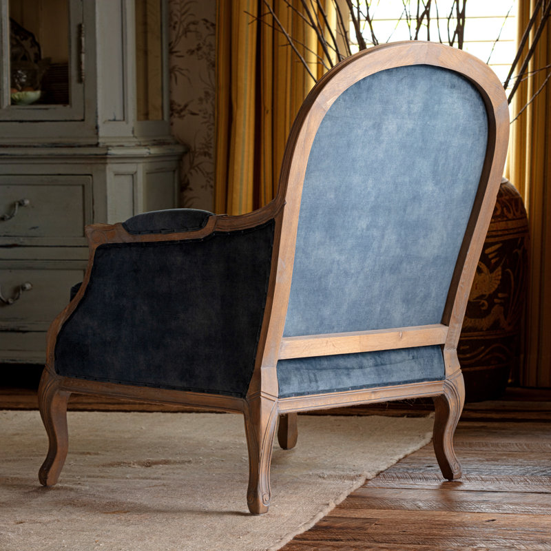 Paon Velvet Parlor Chair