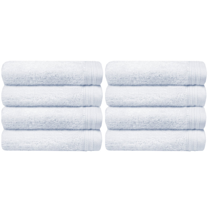 Raquel Midweight Hand Towel, White