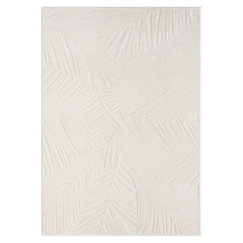 Palm Leaf Area Rug, Rectangle 4' x 6;