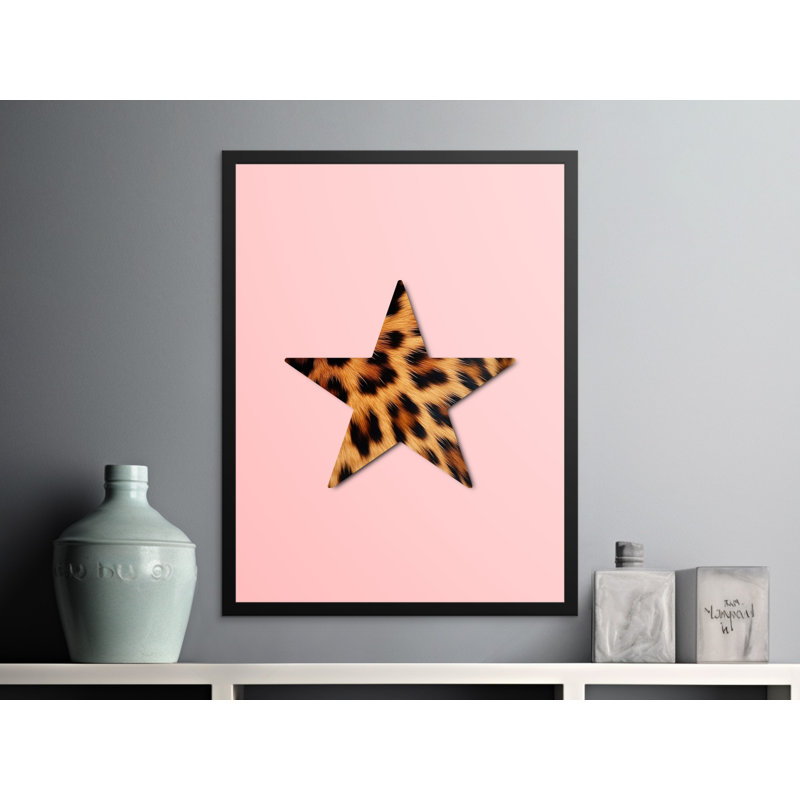 Fleming Print, 35.56 cm H x 27.94 cm W, Pink