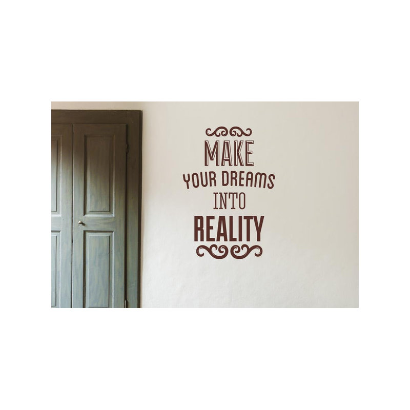 Non-Wall Damaging Wall Decal, Medium, Brown