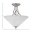 Capri Semi-Flush 3-Bulbs Shown With 16" Glass-2141235128-2141235134