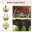 Blue Elephant Metal Standing Swing Swing Seat with Mounting Hangers and Chains-127601