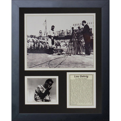 Souvenirs encadrée farewell lou gehrig