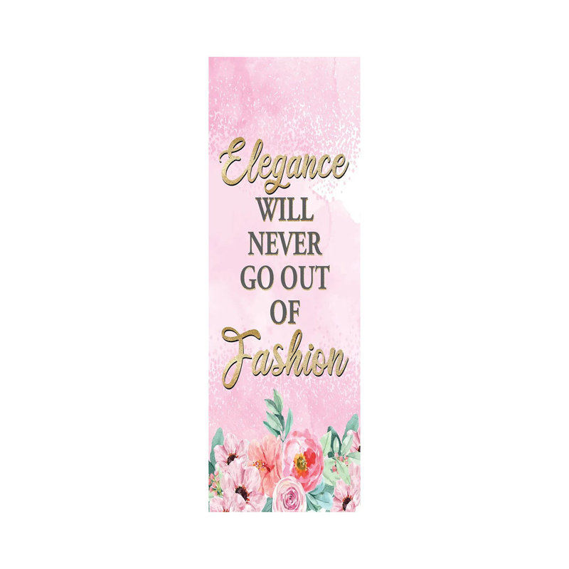 Elegance I by Kimberly Allen - Wrapped Canvas Panoramic Print, 30.48 cm H x 91.44 cm W x 3.175 cm D