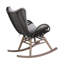 Cabane Wood Outdoor Chair with Sunbrella® Cushions-1926721261