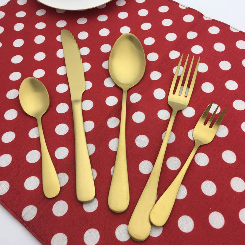 Ensemble de couverts 20 pièces Cherylène, service pour 4