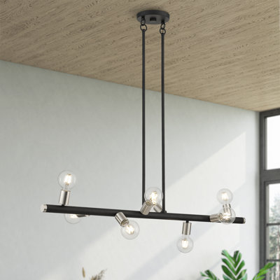 8 - Light Dimmable Modern Linear Chandelier