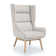 Sampson Upholstered Wingback Chair