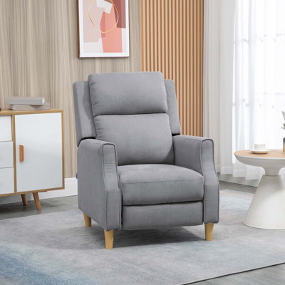Fauteuil inclinable manuel avec repose-pieds