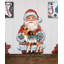 Décoration murale suspendue figurine de porte en bois old world fêtes fauve