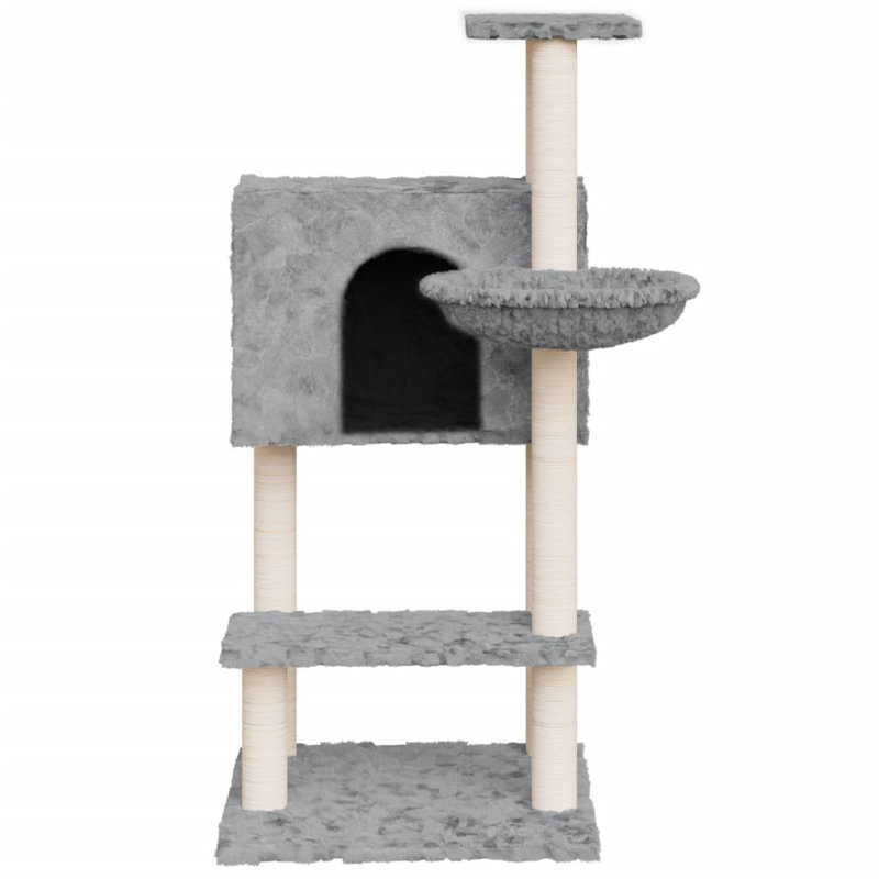 110cm Fischer Cat Condo, Light Grey