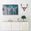 Above A Waterfall Painting - Wrapped Canvas-56654537