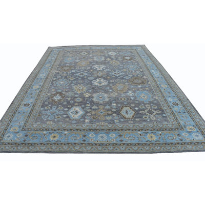 Tapis rectangulaire intérieur / extérieur en laine 10 pi x 14 pi Rectangle