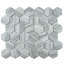 Llama 2" Hex 11-1/8 " x 12-5/8 " Porcelain Mosaic Floor and Wall Tile-1412192615