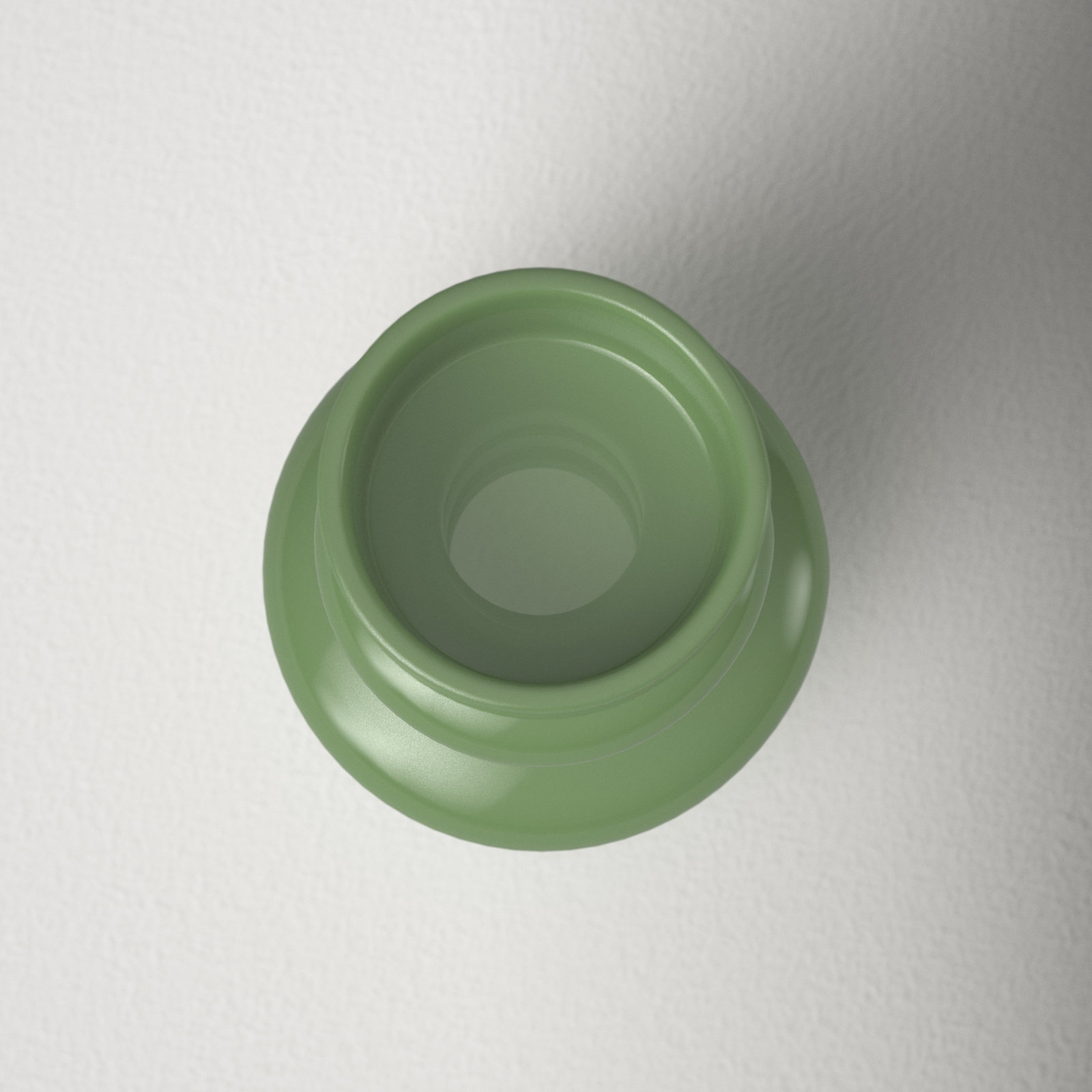 Geri Glass Tealight Candle Holder, Green