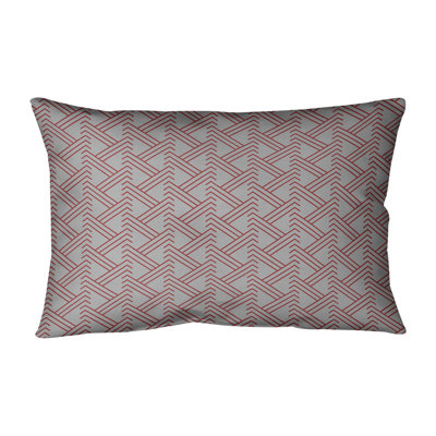 Patricia Geoffrey Geometric Reversible Throw Pillow