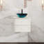 Meuble-lavabo mural simple 30 po avec lavabo vasque, robinet-1265156579-1265156605