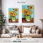 Vase Harnek avec trois tournesols-106961504