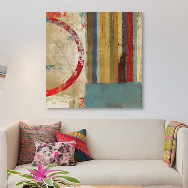 « to the left », impression sur toile, H 48 po x l 48 po x P 1,5 po