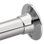 Commercial Shower Rod Flange Set with Exposed Mounting Screws