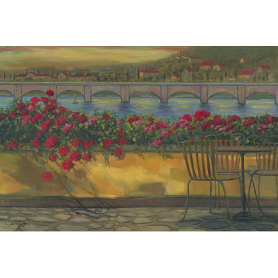 Whispering Reds I by Julie Joy - Wrapped Canvas Painting