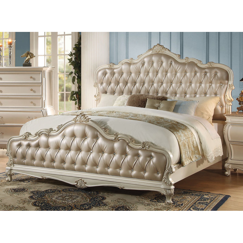 Upholstered Slat Bed