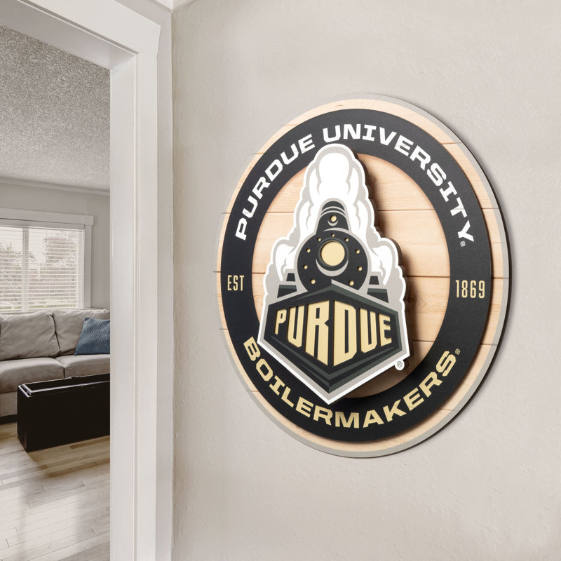 NCAA Purdue Boilermakers 3DX Circle Wall Art