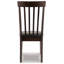 Chaise de salle à manger à dossier à lattes Tegra