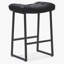 Tabourets de bar 24 po à hauteur de comptoir avec cadre en métal pour îlot de cuisine 24 po-1505201602