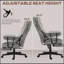 Chaise de bureau confortable avec massage avancé et conception ergonomique pour de longues heures de travail