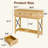 39.3'' Console Table With Window-Style Drawers-1462253654