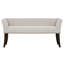 Banc rembourré crème