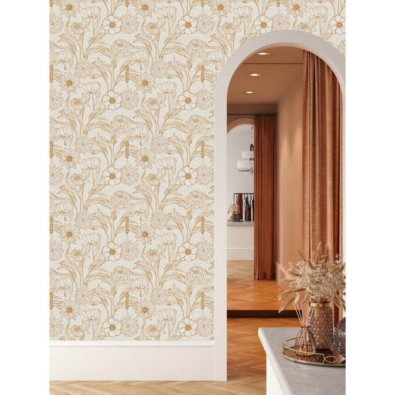 Vintage Floral Wallpaper Floral Tile