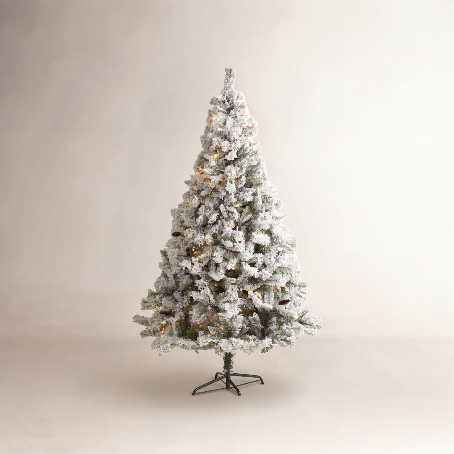 Lighted Artificial Christmas Tree, 10' H