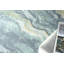Gianni Abstract Area Rug in Blue/Gold/Ivory-589067488