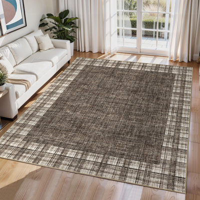 Tapis moderne pour tapis de chambre à coucher Tapis lavable Tapis antidérapant pliable