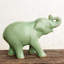 Figurine éléphant en céramique à artisanat thaï artisan Lanston