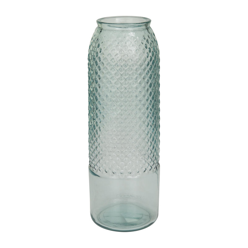 Vase décoratif en verre recyclé étanche à l'eau et à la main Ingrassia 