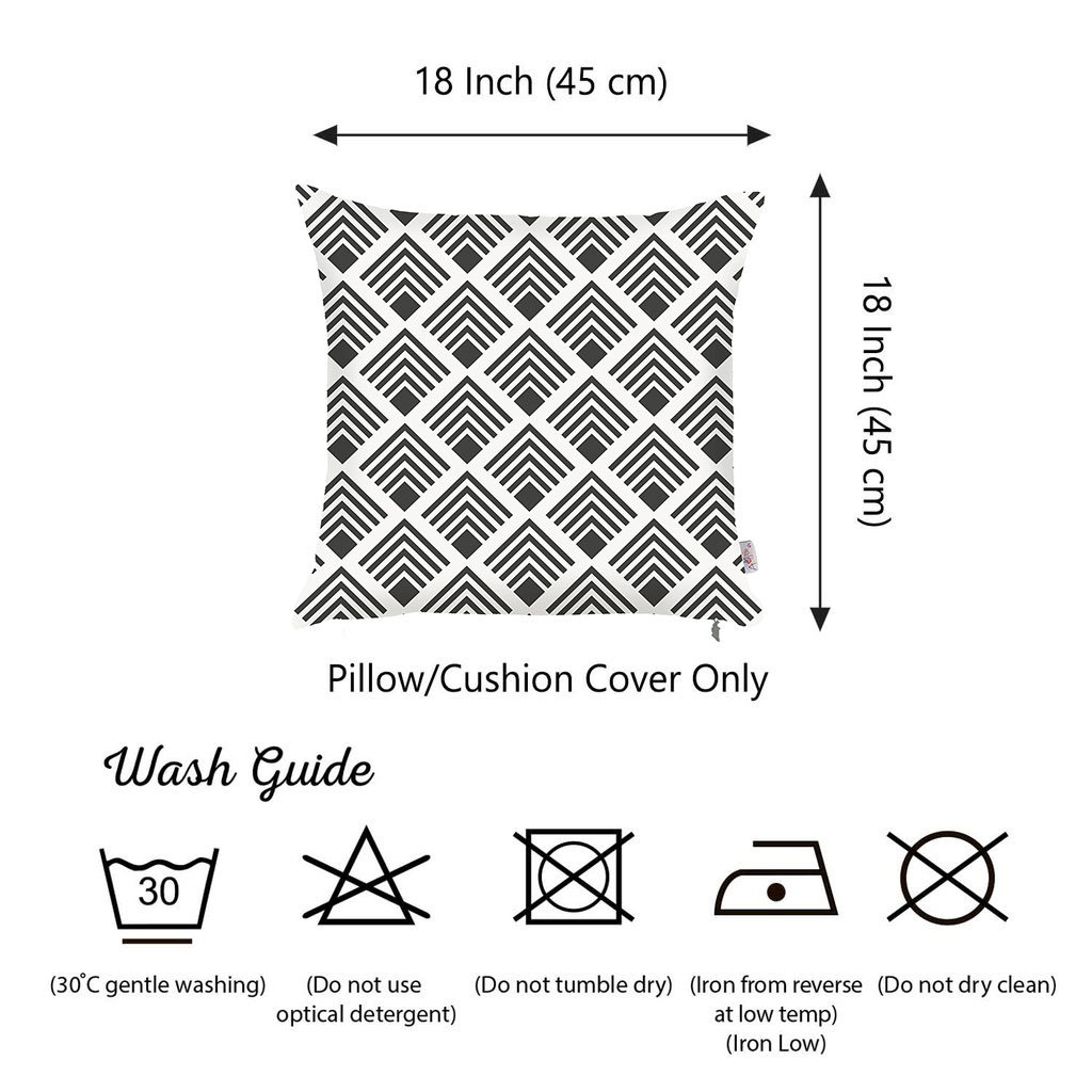 Geometric 45Cm Scatter Cushion Cover