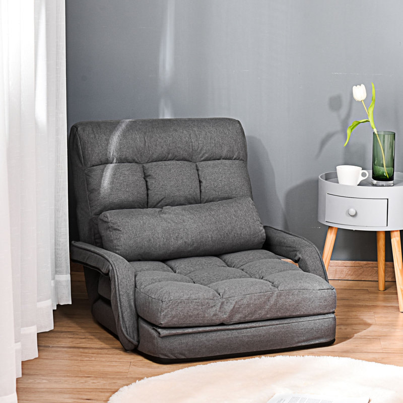 Fauteuil-lit convertible rembourré avec oreiller_W2225P