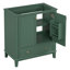 Meuble-lavabo 30 po sans lavabo, base seulement, armoire de salle de bain multifonctionnelle avec portes et tiroir, structure solide et panneau de fibres à densité moyenne-111640963