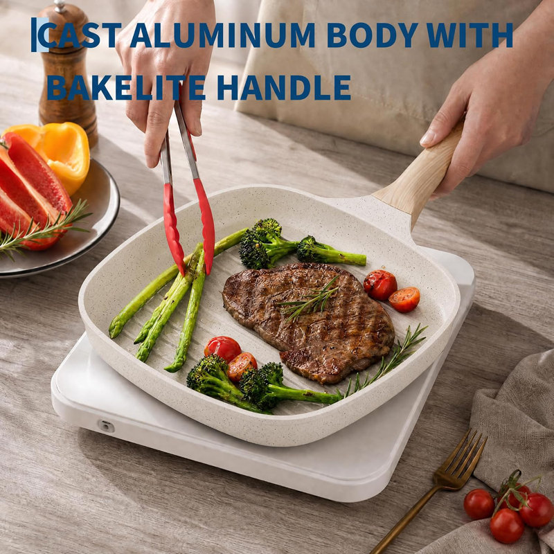31-Piece Ceramic Non-Stick Cookware Set, Beige